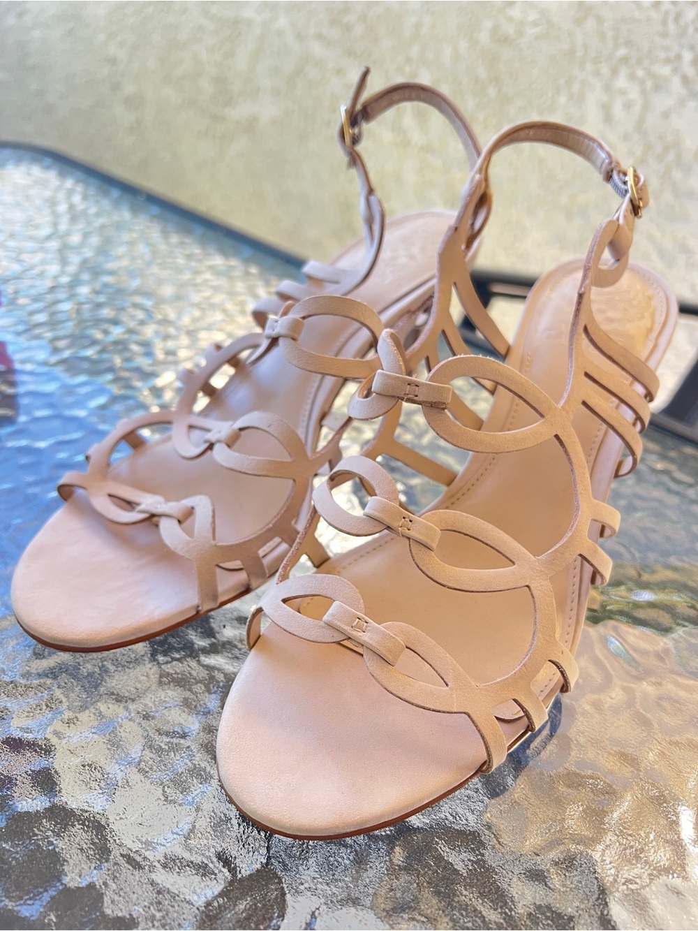 Vince Camuto Strappy Flat Sandals with Adjustable Ankle